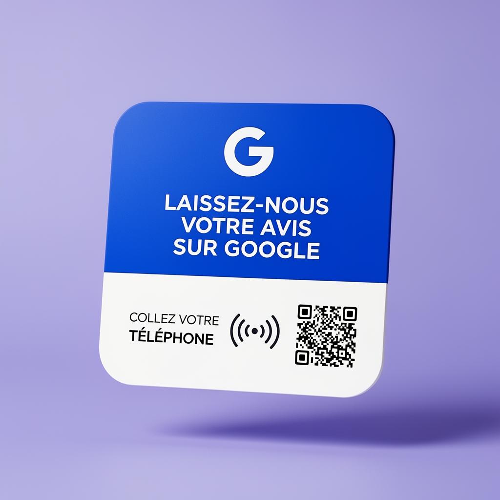 Plaque Avis Google Nomade